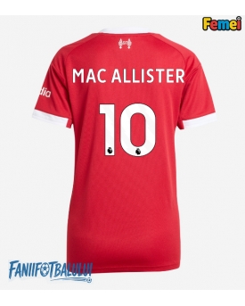 Liverpool Alexis Mac Allister #10 Tricou Fotbal Replică 2025-26 Femei Acasa